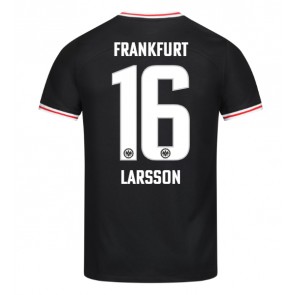 Eintracht Frankfurt Hugo Larsson #16 Bortatröja 2023-24 Kortärmad